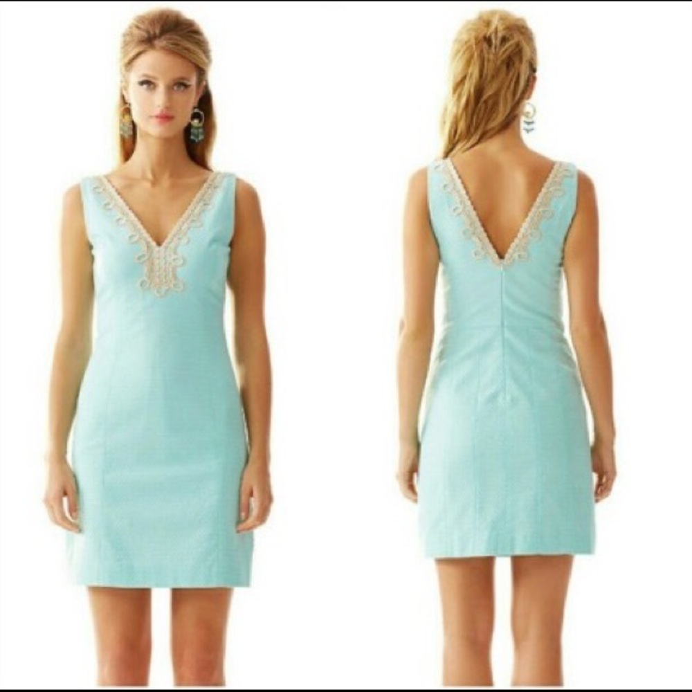 Lily Pulitzer Bentley Shift Dress - Pool Blue